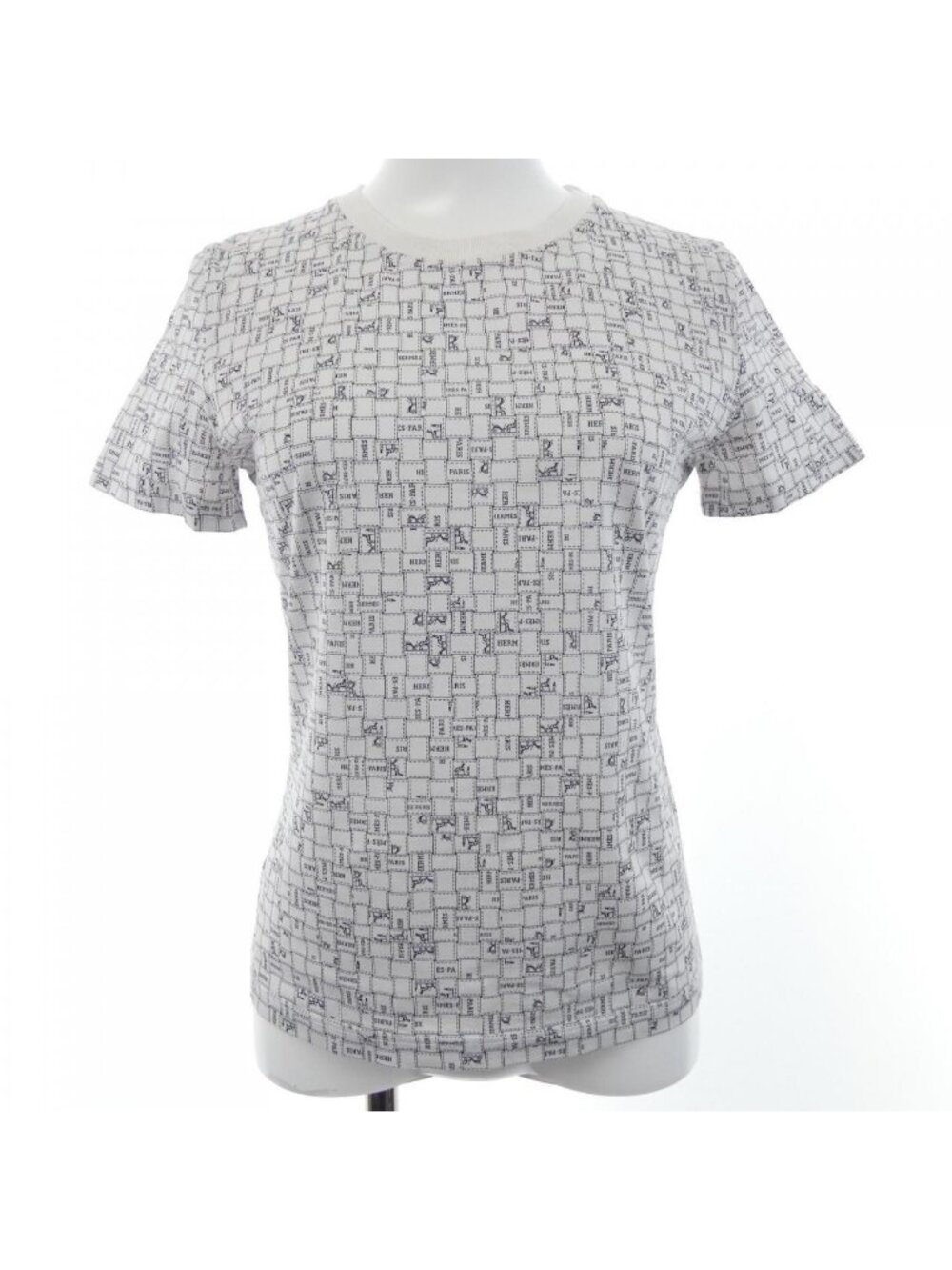 Hermes Bolduc AU Carre Check T-Shirt